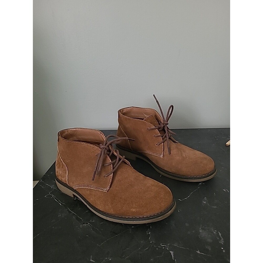 Nunn Bush Mens Brown Suede Chuka Boots Size 8.5 - Picture 2 of 9